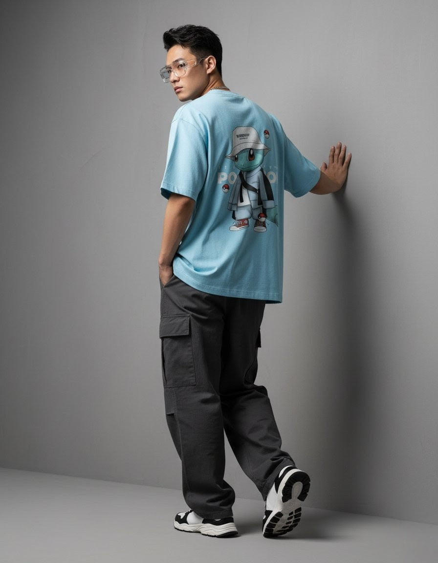 AREVO Street Pop Oversized Tee